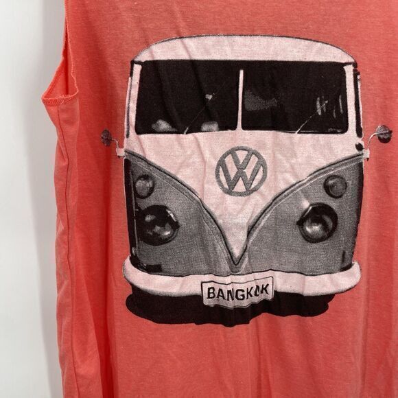 Pnutda Voltzwagon Type 2 Salmon Tank Top Lightweight Mens‎ Size Large-13Z - Picture 2 of 4